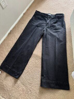 Black wide leg H&M Jeans size 18
